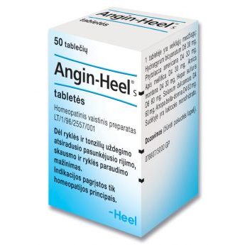Angin-Heel S tabletės, N.50
