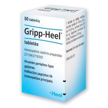 Gripp-Heel tabletės, N.50