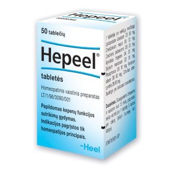Hepeel tabletės, N.50