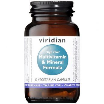 Viridian „High Five Multivitamin & Mineral Formula“ kaps., N.30 arba N.90