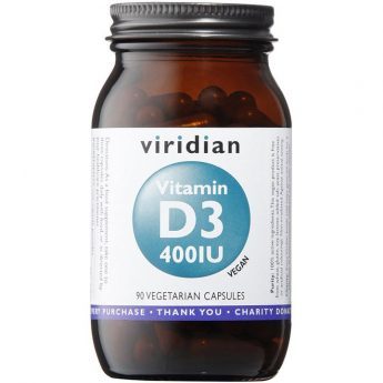 Viridian Vitaminas D3 400TV kaps., N.90