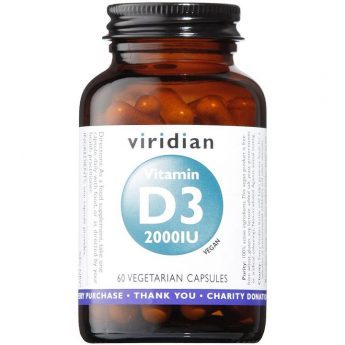 Viridian Vitaminas D3 2000TV kaps., N.60 arba N.150