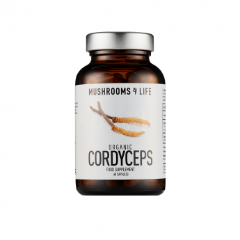 Mushrooms4Life kordicepsas „Organic Cordyceps” kaps., N.60