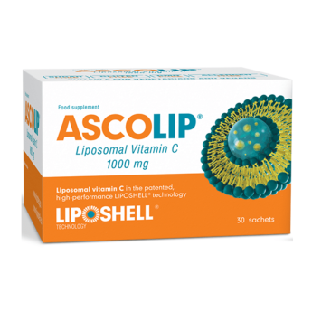 LIPOSHELL ASCOLIP® liposominis vitaminas C 1000 mg, N.30