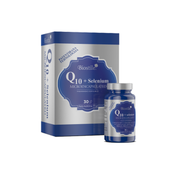 Biostile kofermentas Q10 + Selenas “Q10 + Selenium MICROENCAPSULATED” kaps., N.30
