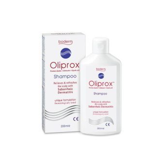 Oliprox™ šampūnas sausai, pleiskanojančiai, į dermatitą linkusiai odai, 200 ml.