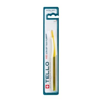 TELLO Ultra Soft, vaikiškas dantų šepetėlis 6-12 m., labai minkštas, 1 vnt.