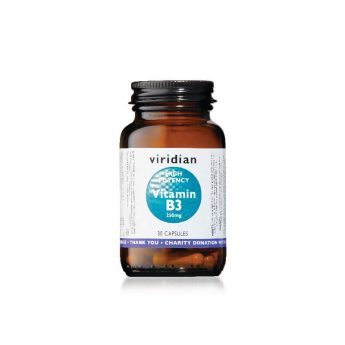 Viridian „High Potency Vitamin B3 250mg“, kaps., N.30