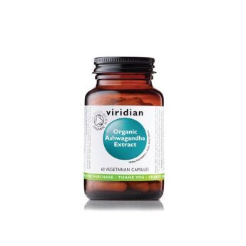 Viridian „Organic Ashwagandha extract“, kaps., N.60