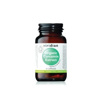 Viridian „Organic Curcumin Extract“, kaps., N.30