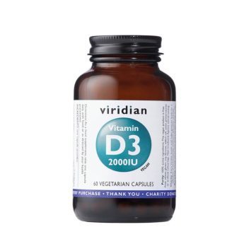Viridian „Vitamin D3 2000IU“, kaps., N.60