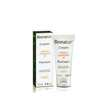 Bionatar™ kremas psoriazės ir seborėjinio dermatito požymiams mažinti, 75 ml.