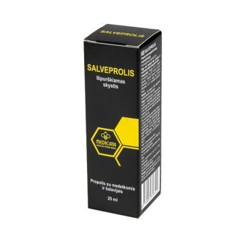 Medicata SALVEPROLIS purškalas gerklei, 25 ml.