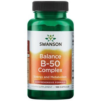 SWANSON Vitaminų B kompleksas, kaps. N.100